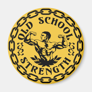 Oude schoolkracht magneet