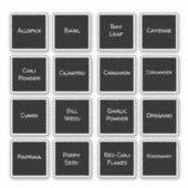 Oude schoolkruidenset 1-fleslabels sticker (Voorkant)