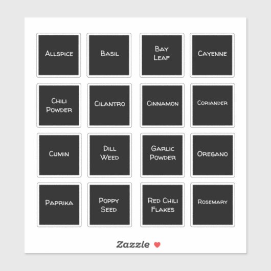 Oude schoolkruidenset 1-fleslabels sticker (Vel)