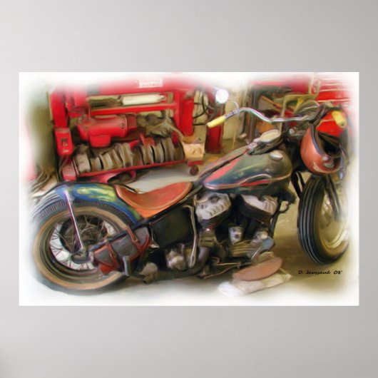 oude schoolkunst afdrukken poster (Voorkant)