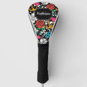 Oude schoolpatroon golfheadcover (Voorkant)
