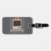 Oude Schoolregels Retro computerspel Game Over Bagagelabel (Voorkant horizontaal)