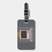 Oude Schoolregels Retro computerspel Game Over Bagagelabel (Voorkant verticaal)