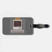 Oude Schoolregels Retro computerspel Game Over Bagagelabel (Achterkant horizontaal)