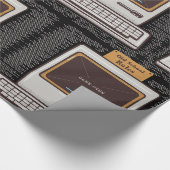 Oude Schoolregels Retro computerspel is voorbij Cadeaupapier (Hoek)