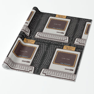 Oude Schoolregels Retro computerspel is voorbij Cadeaupapier