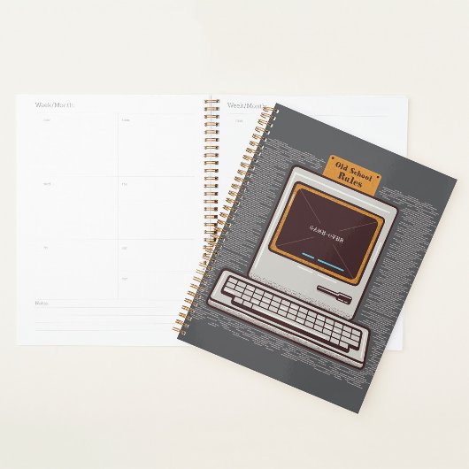 Oude Schoolregels Retro computerspel is voorbij Planner