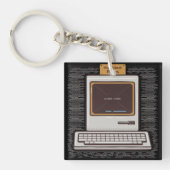 Oude Schoolregels Retro computerspel is voorbij Sleutelhanger (Voorkant)