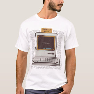 Oude Schoolregels Retro computerspel is voorbij T-shirt