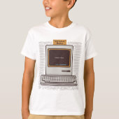 Oude Schoolregels Retro Computerspel Voorbij T-shirt (Voorkant)