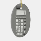 oude schoolrekenmachine keramisch ornament (Rechts)