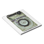 Oude schoolretro 8 Cassettebandje Notitieblok (Schuin)