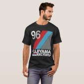 Oude schoolretro  races wetendaire loopbaan t-shirt (Voorkant volledig)