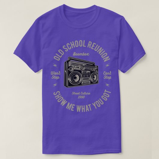 Oude schoolreünie t-shirt (Design voorkant)