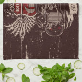 Oude Schoolroute 66 Theedoek (Gevouwen)