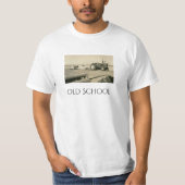 Oude schooltractoren t-shirt (Voorkant)
