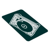 Oude schoolwas / Platenspeler Magneet (Rechterzijde)
