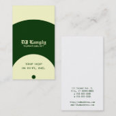 Oude schoolwas visitekaartje (Voorkant / Achterkant)