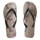 Oude schoolwoestijn Camo Teenslippers (Voetbed)