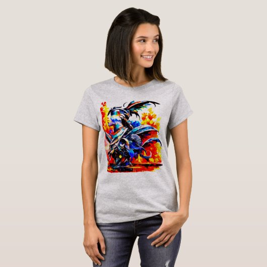 Oude schoonheid - Abstracte kunst T-shirt (Voorkant volledig)