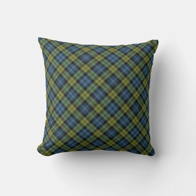 Oude Schotland Campbell Tartan Kussen (Voorkant)