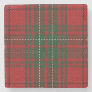 Oude Schots Tavern Clan Cumming Red Green Tartan Stenen Onderzetter