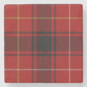 Oude Schotse herberg Clan MacIver Tartan Stenen Onderzetter