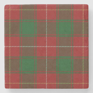 Oude Schotse MacFie Clan Tartan Taveerne Stenen Onderzetter