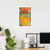 Oude Schotse spoorwegprint Poster (Thuiskantoor)