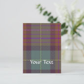 Oude Schotse tartan Briefkaart (Staand voorkant)
