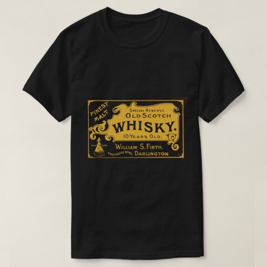 Oude Schotse whisky T-shirt (Design voorkant)