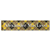 Oude Schotten Clan MacLeod van Lewis Tartan Naambordje (Voorkant)