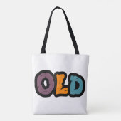 Oude Schoudertas Tote Bag (Achterkant)