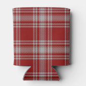 Oude Schrift Clan Menzies Red White Tartan Blikjeskoeler (Achterkant)