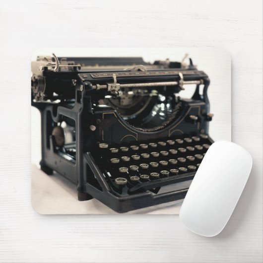 Oude schrijfmachine muismat (Met muis)