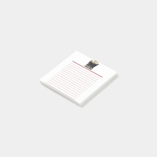 Oude schrijfmachine Post-it® notes 4 x 6 (Schuin)