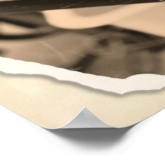  oude schrijfmachine poster (Hoek)