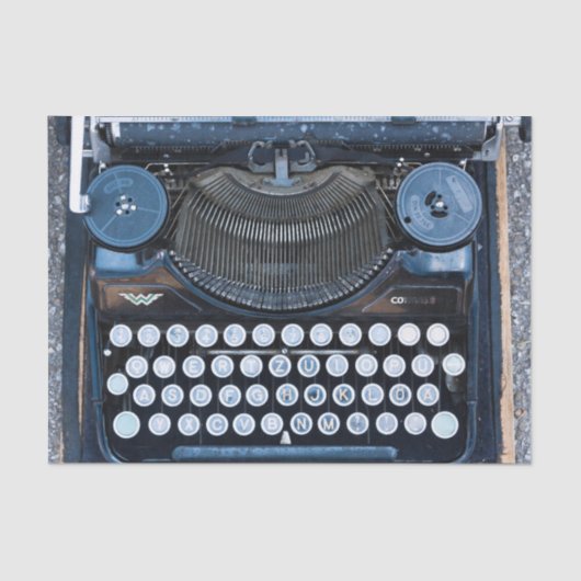 Oude schrijfmachinesleutels 10 lb weefselpapier tissuepapier (Voorkant)