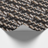 Oude schrijfmachinesleutels inpakpapier (Hoek)