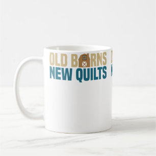 Oude Schuren Nieuwe Dekens Quilten Ambachten Kuns Koffiemok