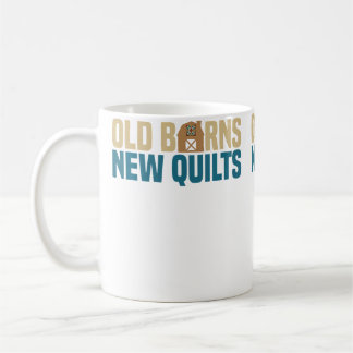 Oude Schuren Nieuwe Dekens Quilten Ambachten Kuns Koffiemok