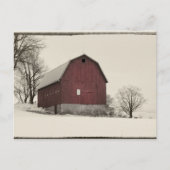 oude schuur briefkaart (Voorkant)