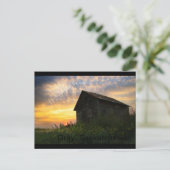 Oude schuur buiten Gray, Saskatchewan Briefkaart (Staand voorkant)