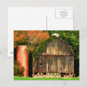 OUDE SCHUUR EN SILO BRIEFKAART (Voorkant / Achterkant)