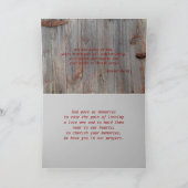 Oude schuur en tractor - elke gelegenheid aanpasse kaart (Binnen)