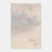 Oude Schuur - Handgeschilderd Post-it® Notes (Voorkant)