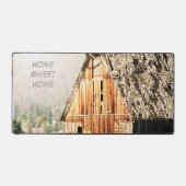 Oude schuur "Home Sweet Home" Bureaumat (Voorkant)