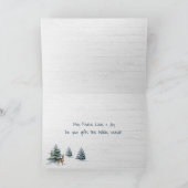 Oude schuur in de winter op hout kaart (Binnen)