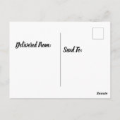 Oude schuur in Tornado Briefkaart (Achterkant)