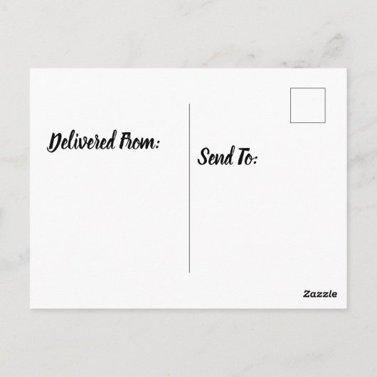 Oude schuur in Tornado Briefkaart (Achterkant)